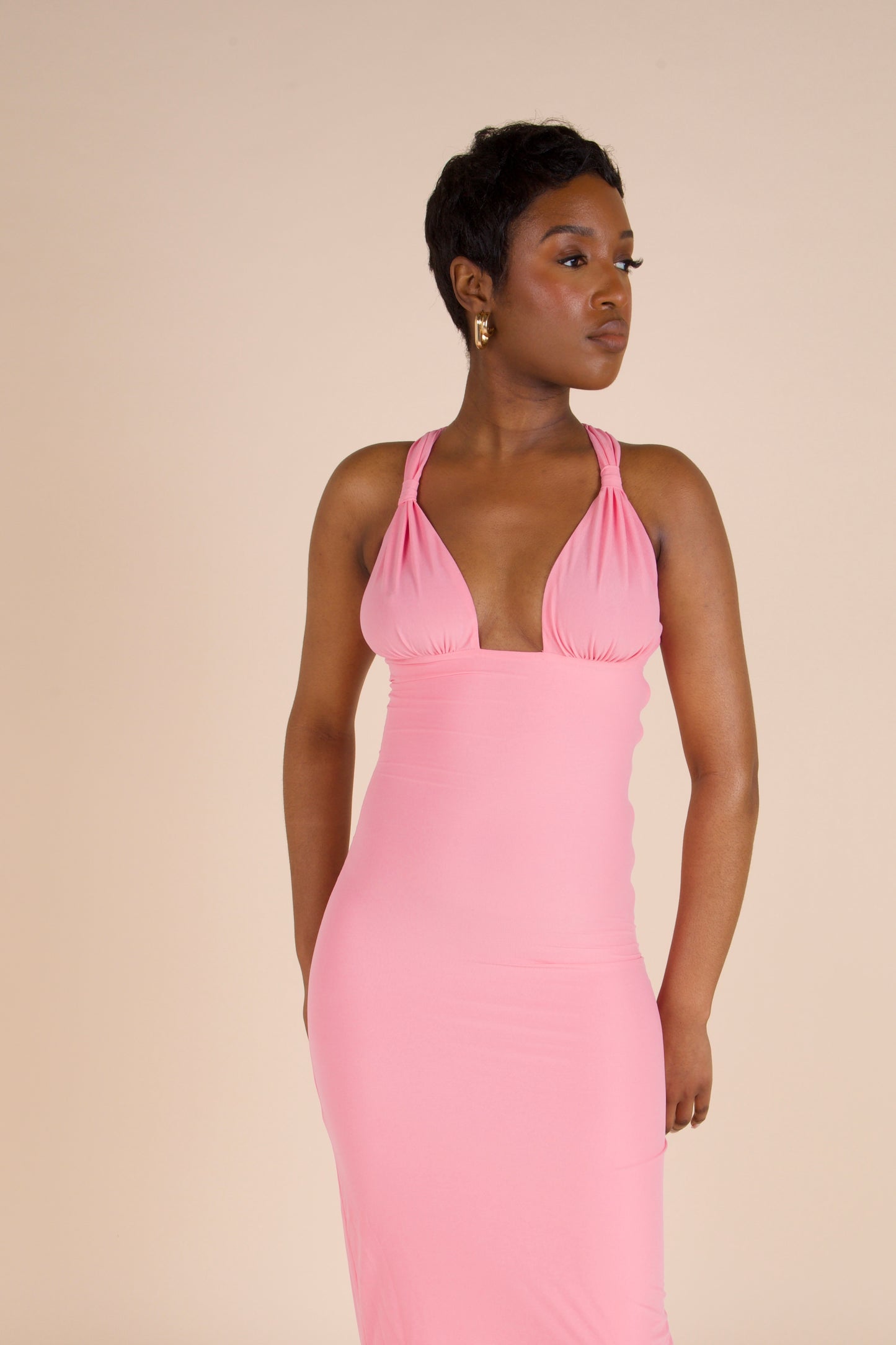 Playful, Sexy, Elegant - ‘CAMILLE’ - Shell Cup Dress | Pink