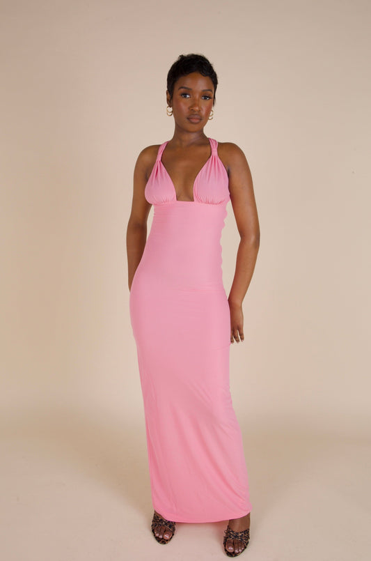 Playful, Sexy, Elegant - ‘CAMILLE’ - Shell Cup Dress | Pink