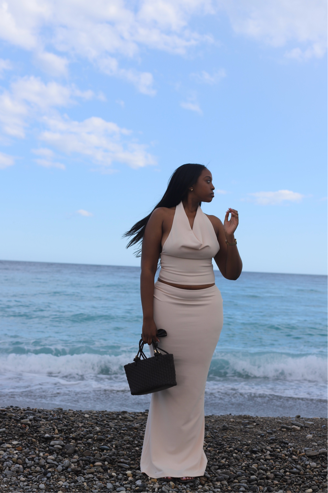 White Maxi Skirt - Sublime, Beloved, Serene - ‘Clara’