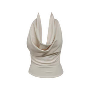 White Halter Top - Sublime, Beloved, Serene - ‘Clara’